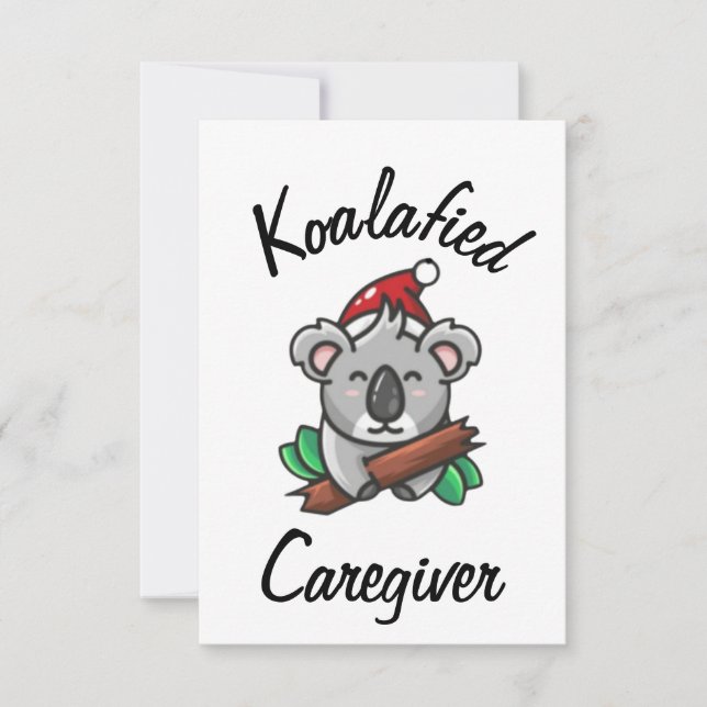 Cartão de Cuidador Koalafied (Frente)
