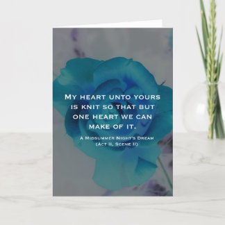 Cartão de Cumprimento Meu Coração Unido ao Seu