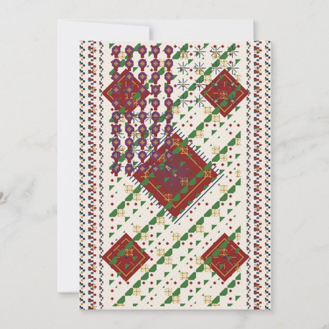 Cartão de cumprimentos (Frente)