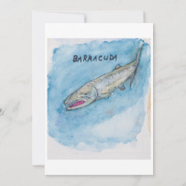Cartão de Cumprimentos Barracuda