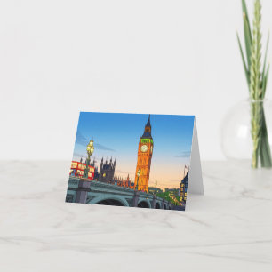 Cartão de cumprimentos com vista para o Big Ben We