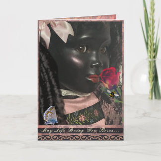 Cartão de Cumprimentos da Linda Criança Africana B