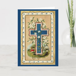 Cartão de cumprimentos da páscoa