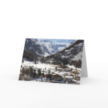 Cartão de cumprimentos das estações