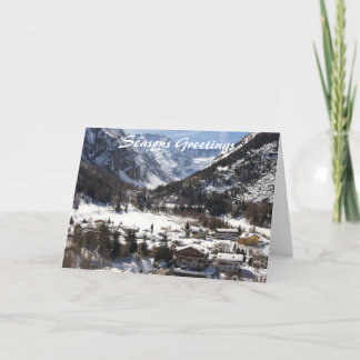 Cartão de cumprimentos das estações