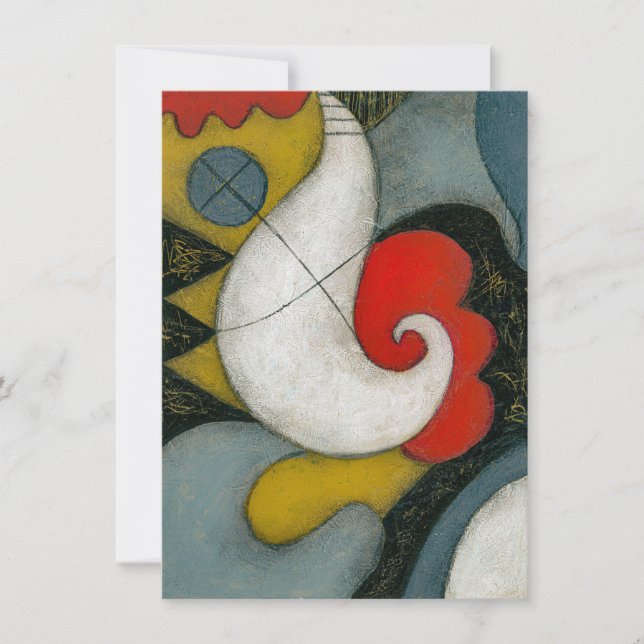 Cartão de Cumprimentos de Balão de Aniversário (Frente)