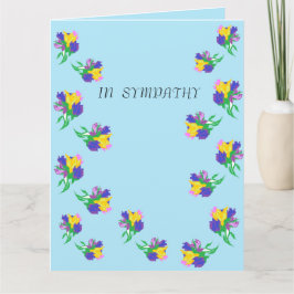 Cartão de Cumprimentos de Condolências :