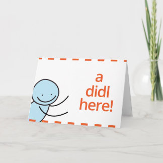 Cartão de cumprimentos de Didlr