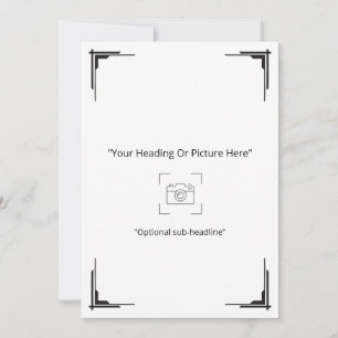 Cartão de Cumprimentos de Foto Personalizado Art D