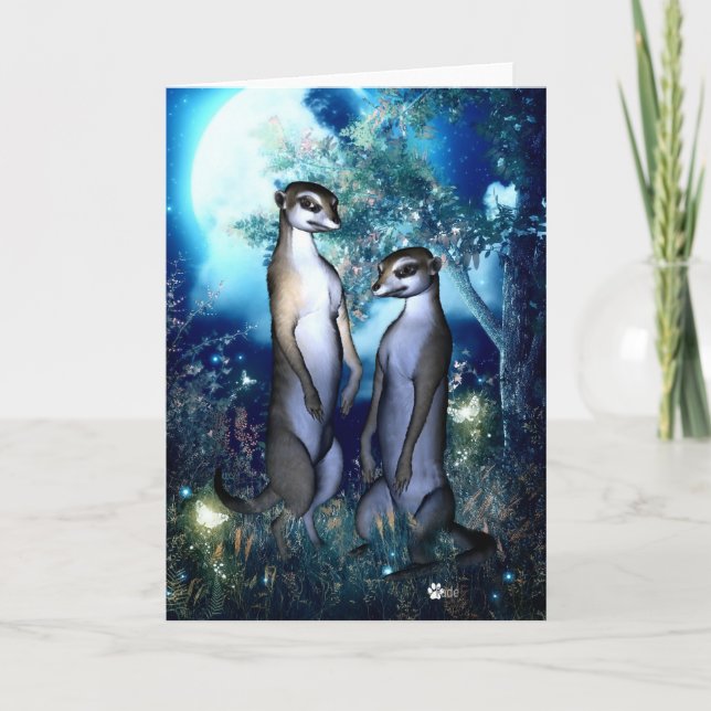 Cartão de cumprimentos de Kats das mães (Frente)