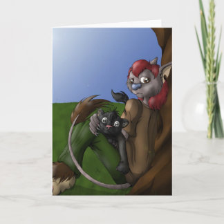 Cartão de cumprimentos de Rousoe & de Kenji