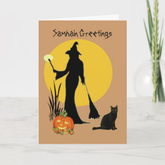 Cartão de cumprimentos de Samhain