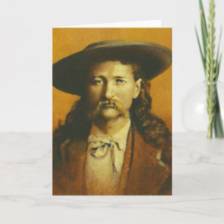 Cartão de cumprimentos de Wild Bill Hickok