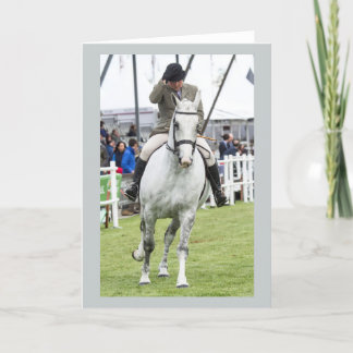 Cartão de cumprimentos do cavalo