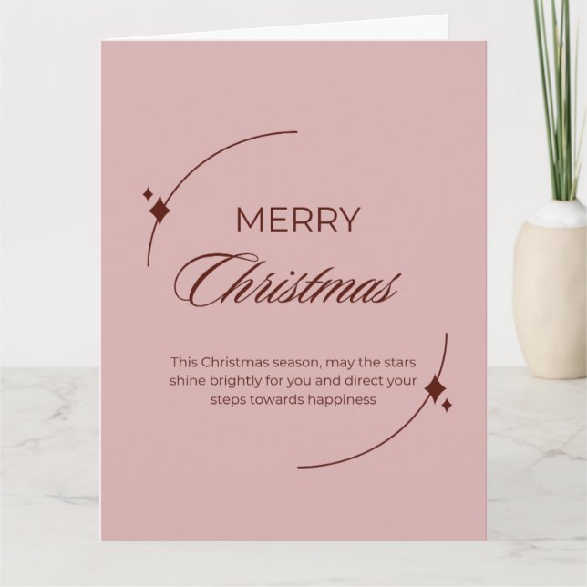 Cartão de Cumprimentos Dobrado (Frente)