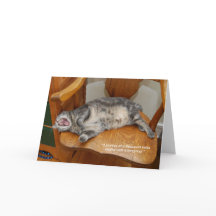 Cartão de Cumprimentos Dobrado 7"x5" Nora Citação
