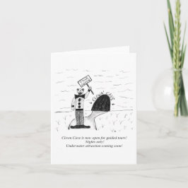 Cartão de Cumprimentos Dobrado (em branco por dent