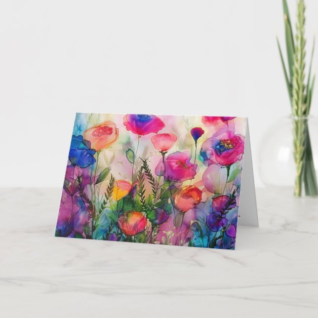 Cartão de Cumprimentos Dobrável (Frente)