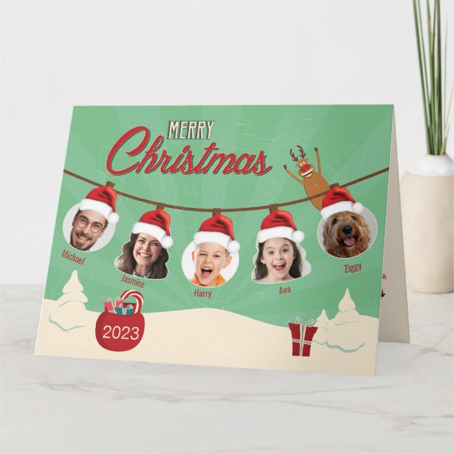 Cartão de Cumprimentos Dobrável (Frente)