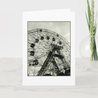 Cartão de Cumprimentos em Branco 'Wonder Wheel'