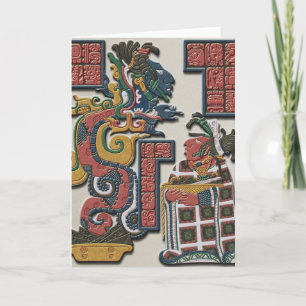 Cartão de cumprimentos maia