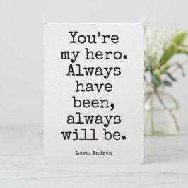 Cartão de Cumprimentos Personalizado para o Pai no