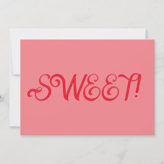 Cartão de Cumprimentos Sweet Sixteen