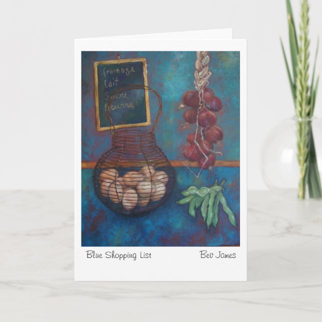 Cartão de cumprimentos vazio com trabalhos (Frente)