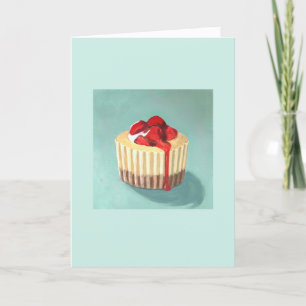 Cartão de Cupcake de Cereja