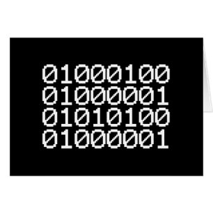 CARTÃO DE DADOS BINÁRIO