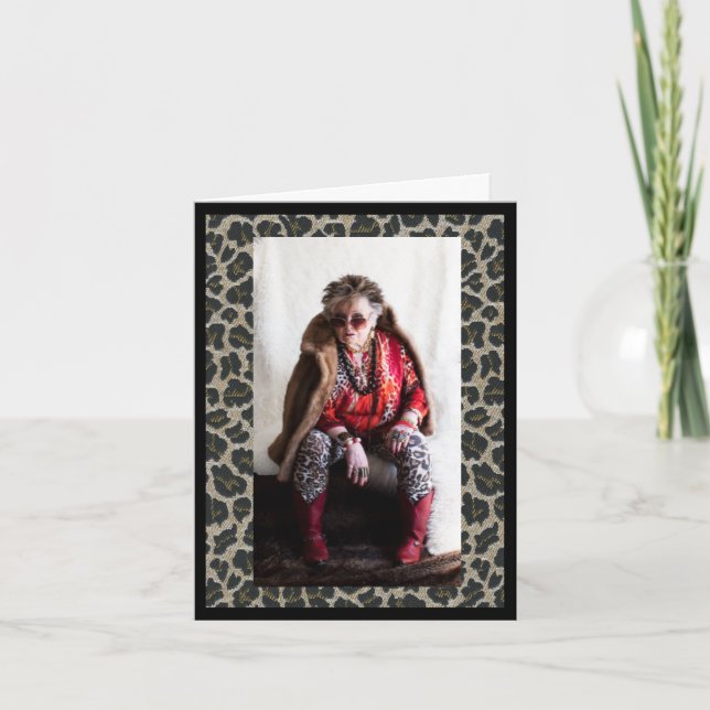 Cartão de dallying humorístico vs. (Frente)