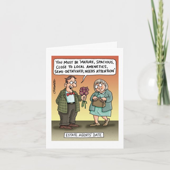 Cartão de Data do Agente Imobiliário (Frente)