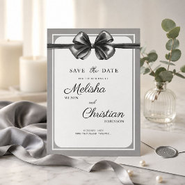 Cartão de data para salvar plano para um casamento