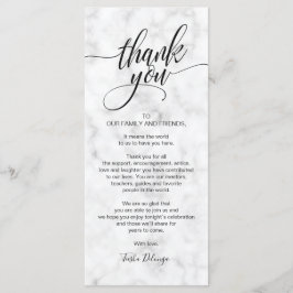 Cartão de Definição de Local de Agradecimento de C