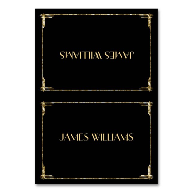 Cartão de Definição de Local de Excelente Gatsby A (Frente)