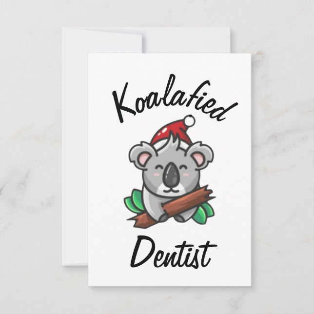 Cartão de Dentista Koalaficado (Frente)