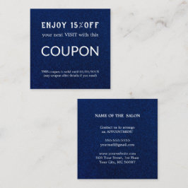 Cartão De Desconto Abastecimento de salões de relva de prata de luxo