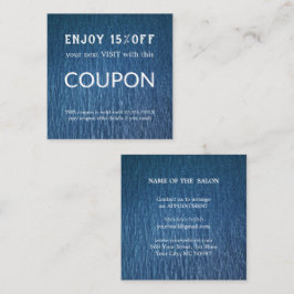 Cartão De Desconto Abastecimento de salões de relva de prata de luxo