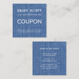 Cartão De Desconto Abastecimento de salões de relva de prata de luxo