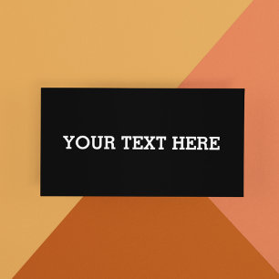 Cartão De Desconto Adicione seu próprio texto personalizado aqui pret