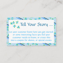 Azul Floral Feminina