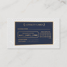 "Cartão de Fidelidade Personalizável em Branco par