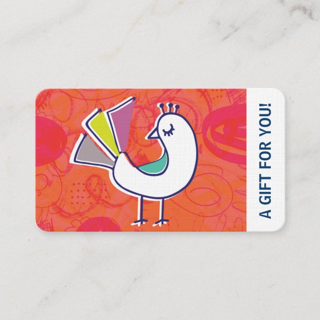 Cartão De Desconto Cartão-Presente, Certificado-Presente, D2-052115 (Frente)