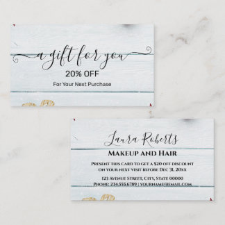 Cartão De Desconto Christmas Discount Card – Festive Holiday Savings