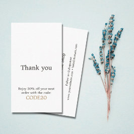 Cartão De Desconto Compro Dourado Elegante Minimalista Faux