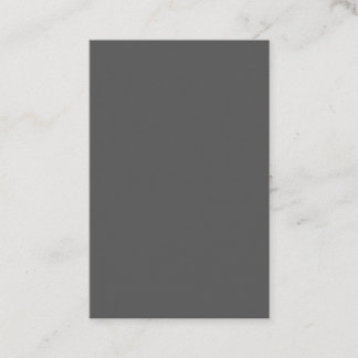 Cartão De Desconto Create Your Own dark gray Custom Design