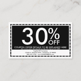 Cartão De Desconto cupom.