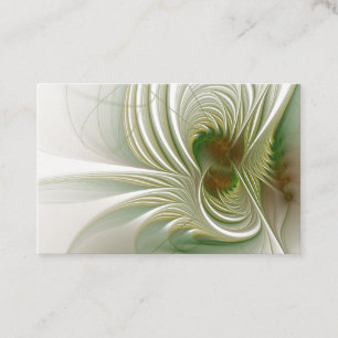 Cartão De Desconto Flores de fantasia fractal suaves e tenra