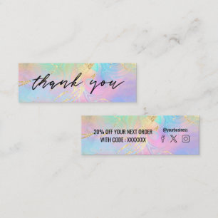 cartão de desconto fluido mármore