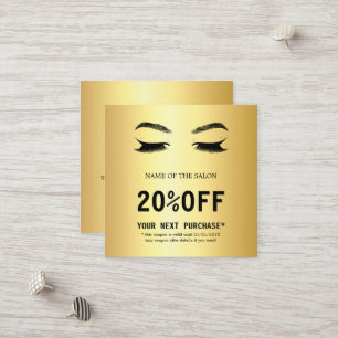 Cartão de Desconto Golden Lashes & Brows Beauty Sa